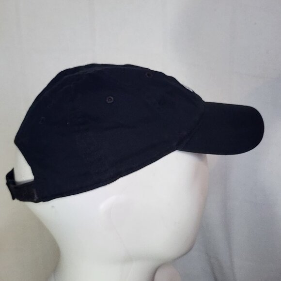 Nike Black with White Swoosh Youth Adjustable Just Do It Baseball Cap Size 4-7 - Picture 10 of 16